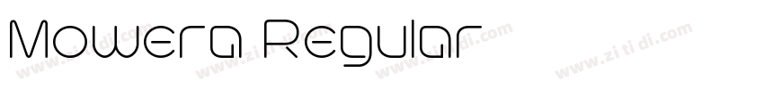 Mowera Regular字体转换 Mowera Regular字体转换